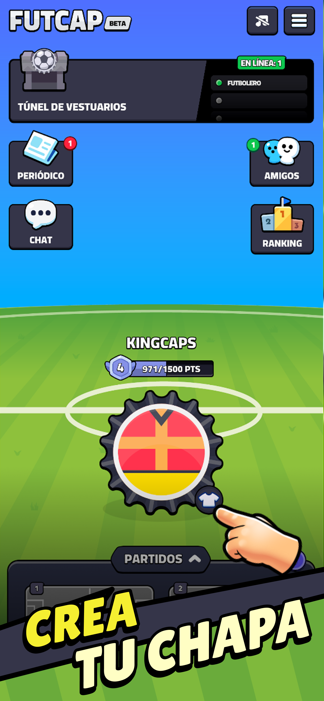 Captura del juego Futcap